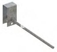 Elválasztó szimpla META MINI-RACK 79742 típus 500 mm horganyzott