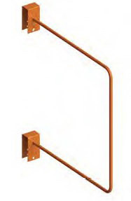 Elválasztó dupla META MINI-RACK 80766 típus 750 mm festett