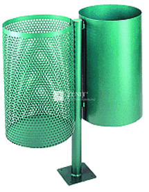 2×30 literes hulladékgyűjő zöld színben