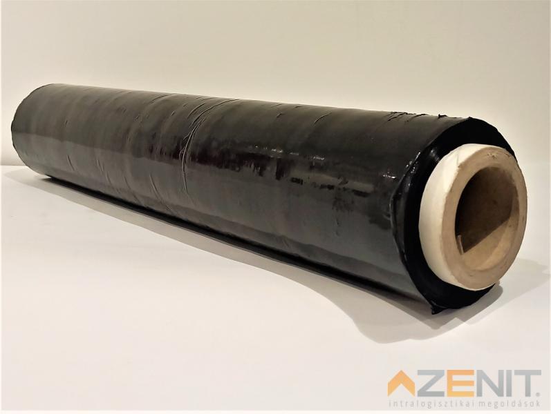 500 mm széles fekete kézi strech fólia 2,2 kg/tekercs
